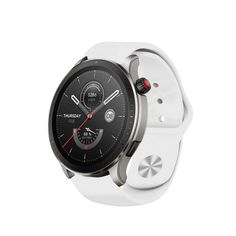 correa de silicona con cierre de botón para smartwatch amazfit gtr 4 pulsera de colores para reloj inteligente amazfit