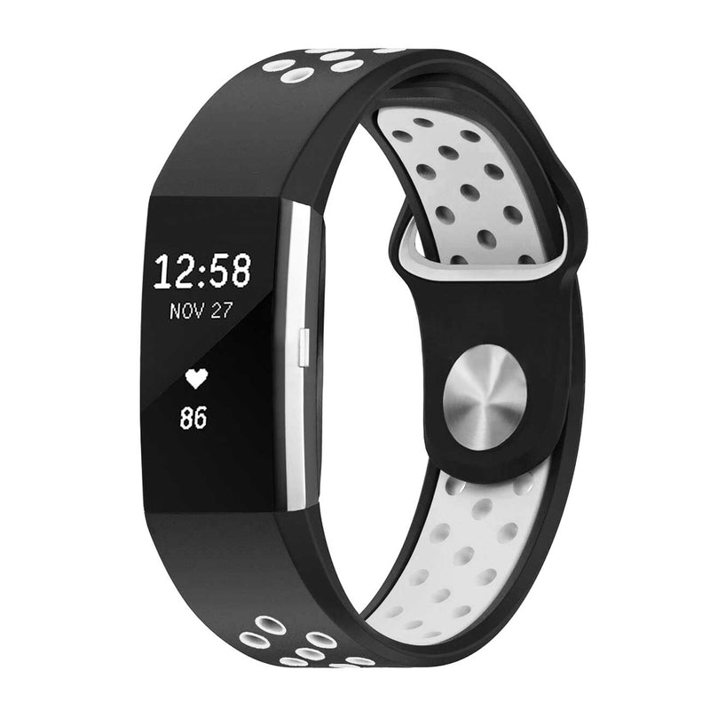 correas de silicona para fitbit charge pulseras de estilo deportivo con cierre de botón para smartband pulsera inteligente fitbit charge