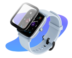 Protectores de pantalla 3D para smartwatch reloj inteligente cristal templado para reloj Amazfit Apple Watch Huawei Watch 