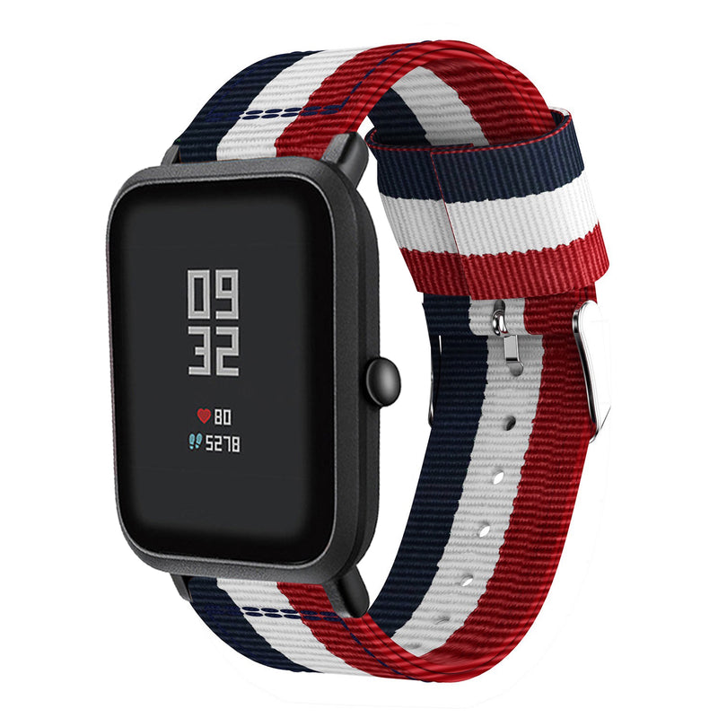 correas de nylon tela microfibras para smartwatch amazfit bip bip u pro bip lite para reloj inteligente