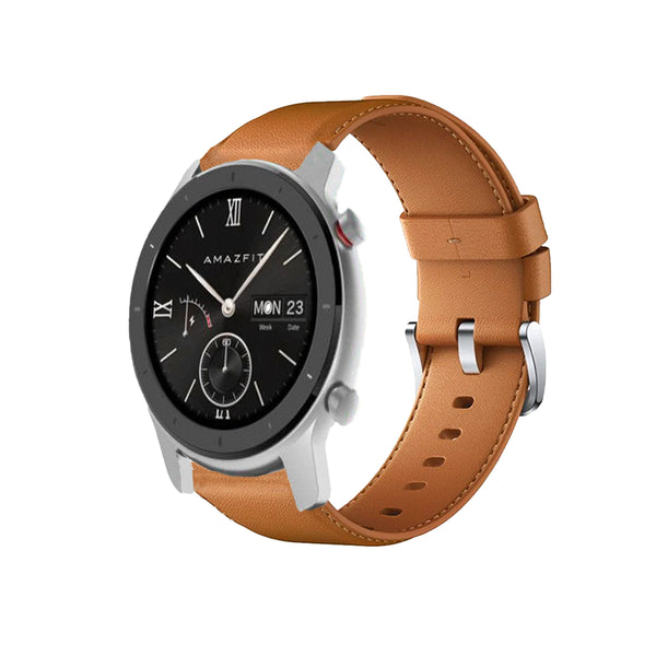 Correas de cuero con doble bordado para Amazfit GTR 3 / 3 PRO