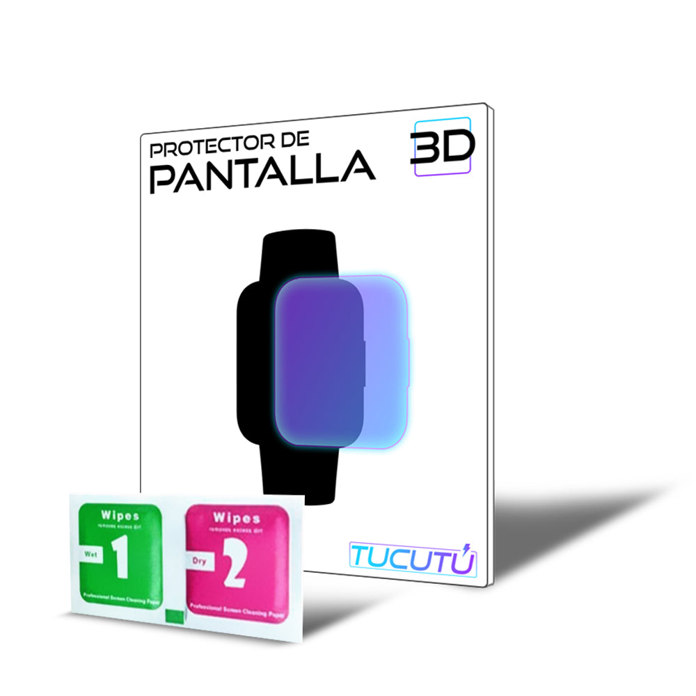 soliocial Paquete de 3 protectores de pantalla para Amazfit GTS 4 Mini  protector de pantalla 3D con borde curvado para reloj inteligente cobertura  – Yaxa Colombia