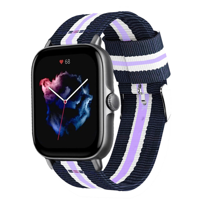 correa de nylon para reloj inteligente amazfit gts 3 pulsera de tela para smartwatch amazfit