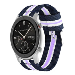 correa de nylon para reloj inteligente amazfit gtr 42mm pulseras de tela para smartwatch