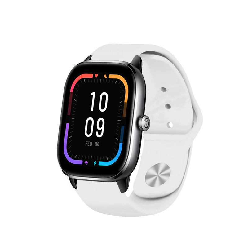 correa de silicona con cierre de botón para smartwatch amazfit gts 4 mini pulsera de colores para reloj inteligente amazfit