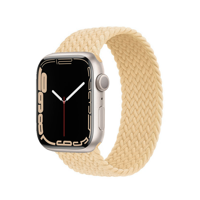 correa solo loop para apple watch de nylon trenzado