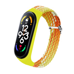 correas de nylon flexible con cierre metálico de hebilla para xiaomi smart band 7 pulsera trenzada de colores para smartband