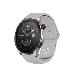 correa de silicona con cierre de botón para smartwatch amazfit gtr 4 pulsera de colores para reloj inteligente amazfit