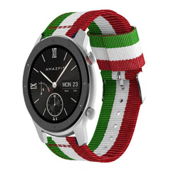 correa de nylon para reloj inteligente amazfit gtr 42mm pulseras de tela para smartwatch