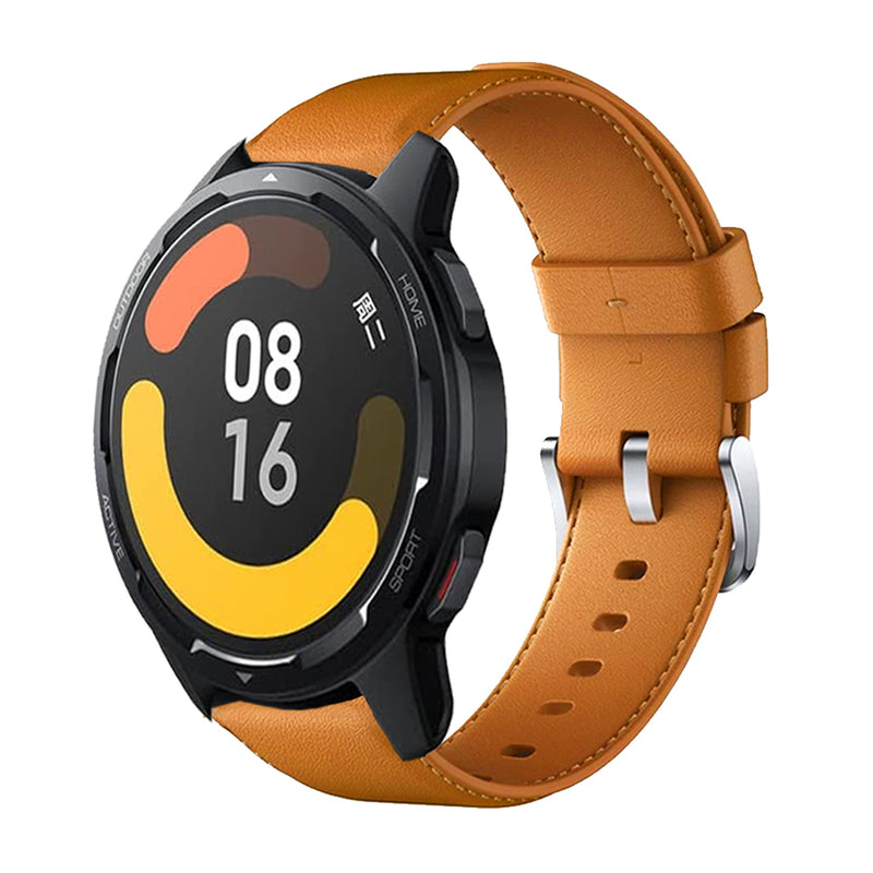 correa de cuero para smartwatch xiaomi watch s1 active pulsera bordada para reloj inteligente xiaomi
