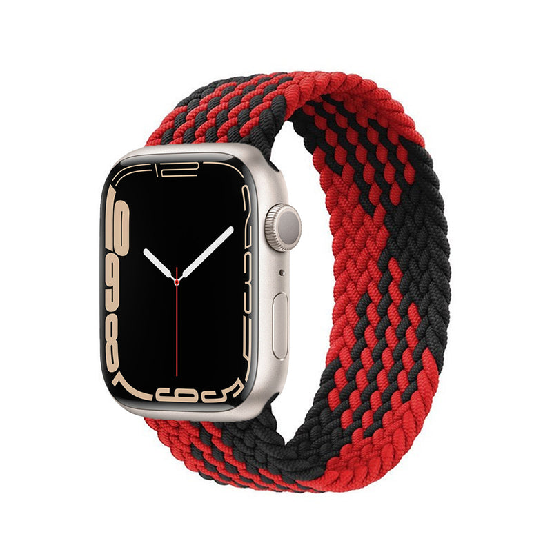 correa solo loop para apple watch de nylon trenzado