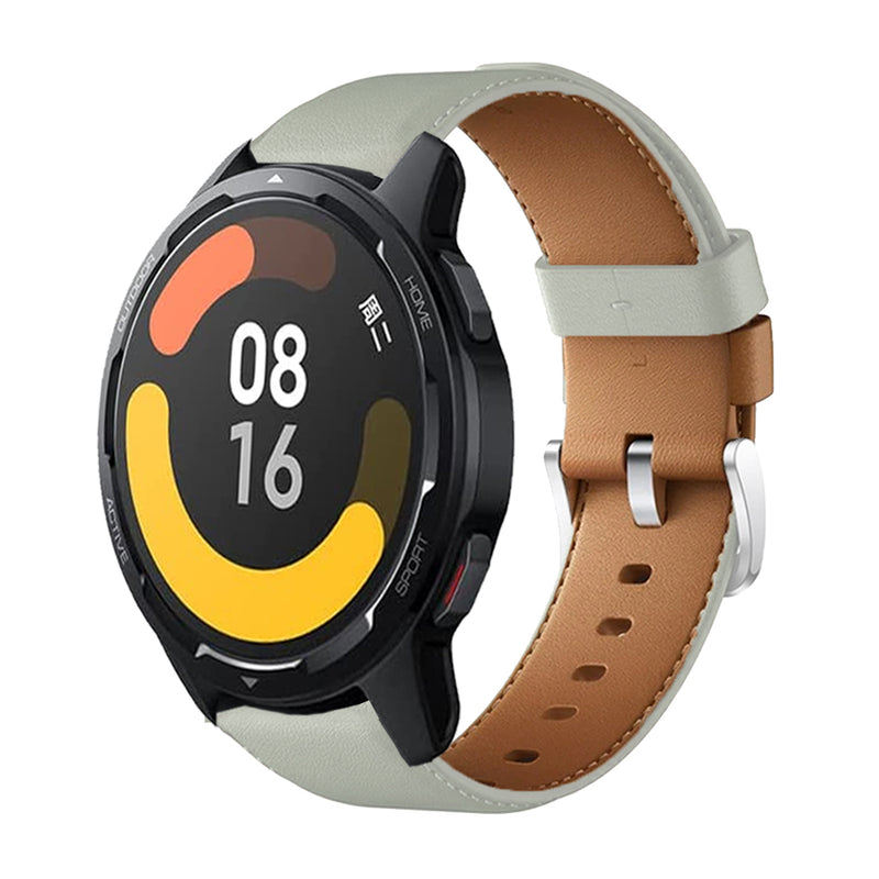 correa de cuero para smartwatch xiaomi watch s1 active pulsera bordada para reloj inteligente xiaomi