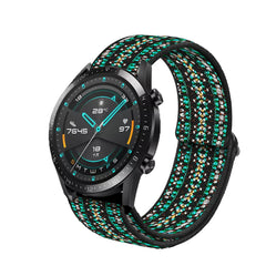 correa de nylon para huawei watch gt 2 46mm pulsera de nailon elástico de colores para smartwatch huawei